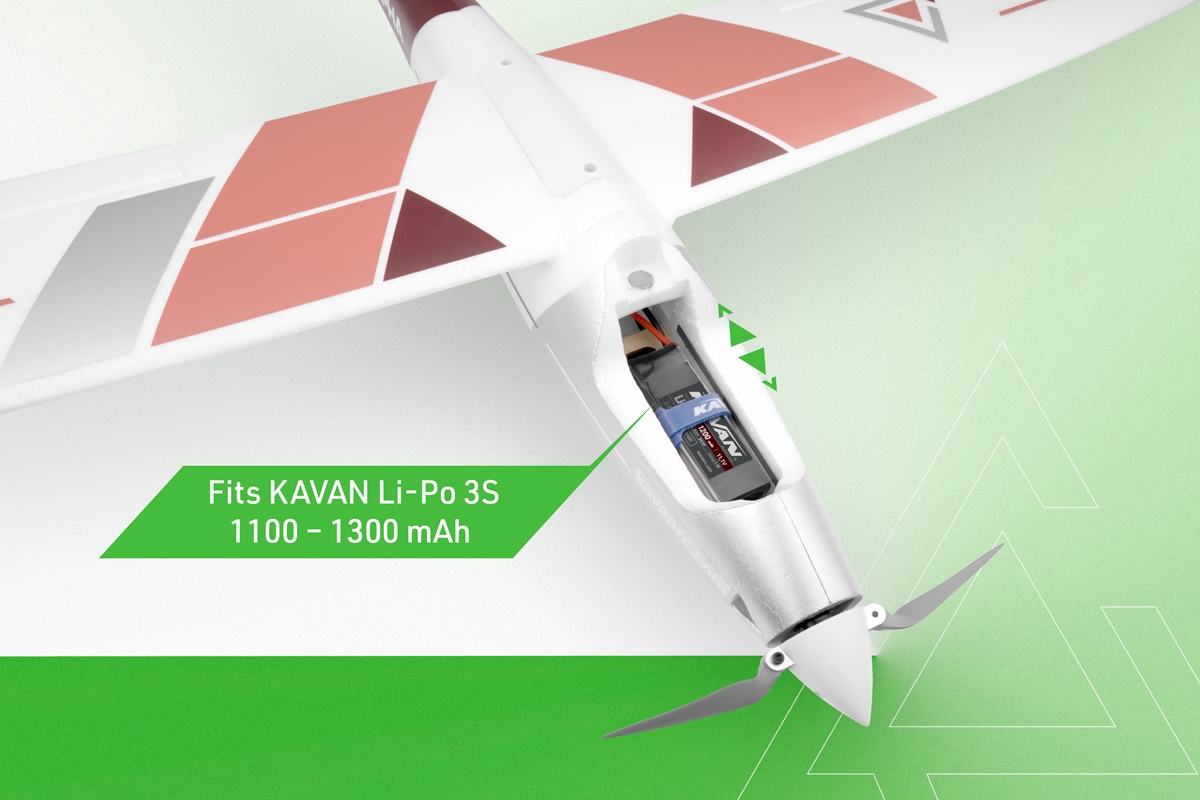 Kavan Alpha V2 1500mm RTF - red KAV02.8076V2RTF